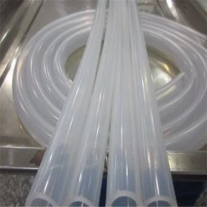 Visokotemperaturna toplotno odporna mehka prožna prozorna cevna cev iz silikonske gume 8 mm